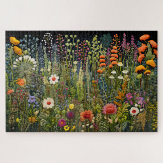 Herbalist's Embroidered Garden Jigsaw Puzzle
