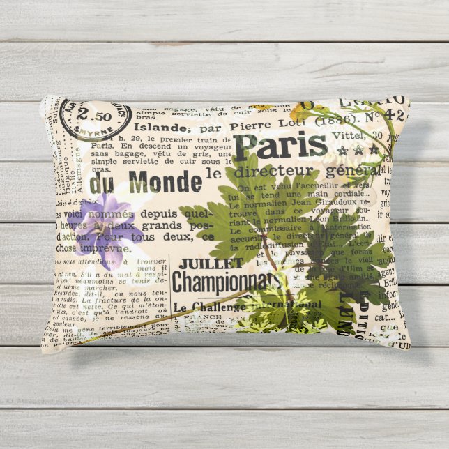Herbarium Outdoor Accent Pillow 16" x 12" (Front)
