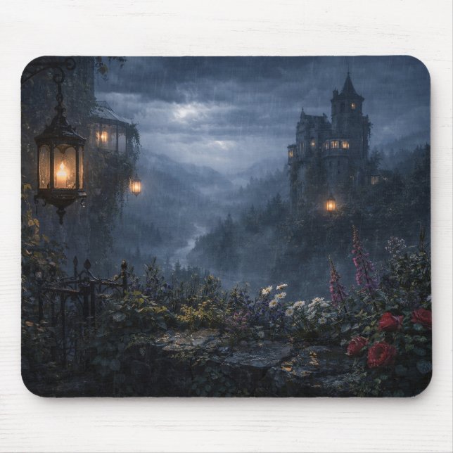 Herbarium Tower Mouse Pad (Front)