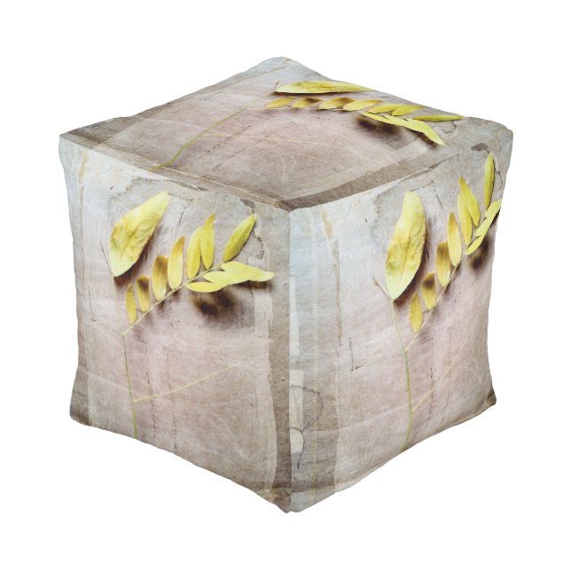 Herbarium V Pouf (Angled Front)