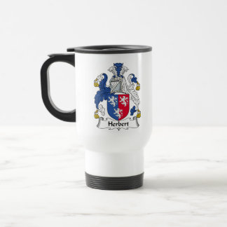 Herbert Family Crest Travel Mug