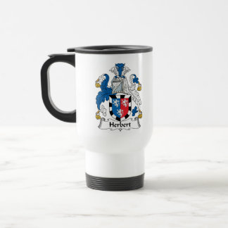 Herbert Family Crest Travel Mug