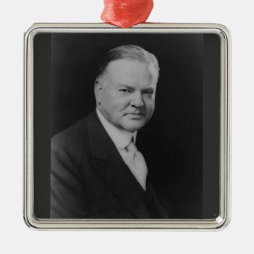 Herbert Hoover 31st President Metal Ornament