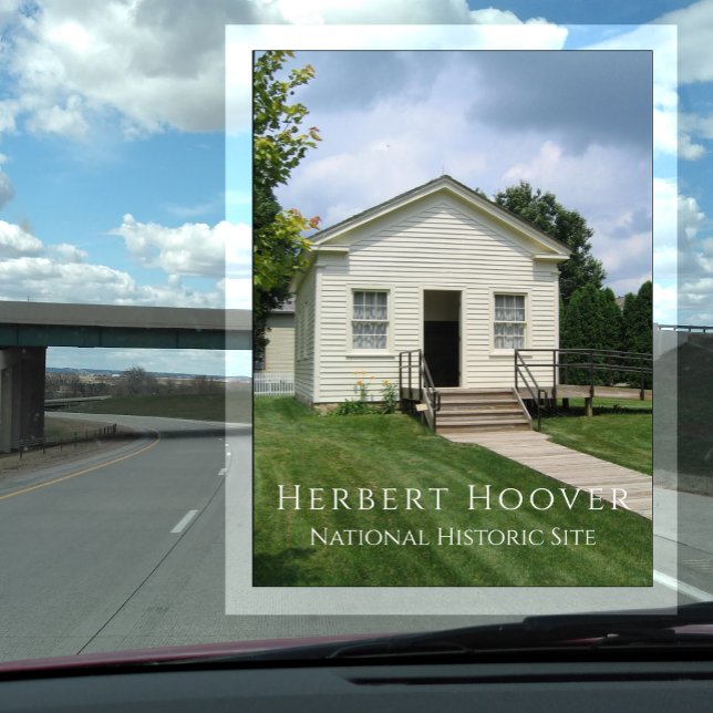 Herbert Hoover Childhood One Room Schoolhouse Postcard (Creator Uploaded)