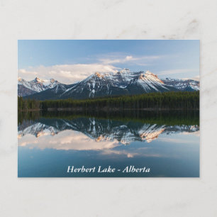 Herbert Lake, Alberta, Canada postcard