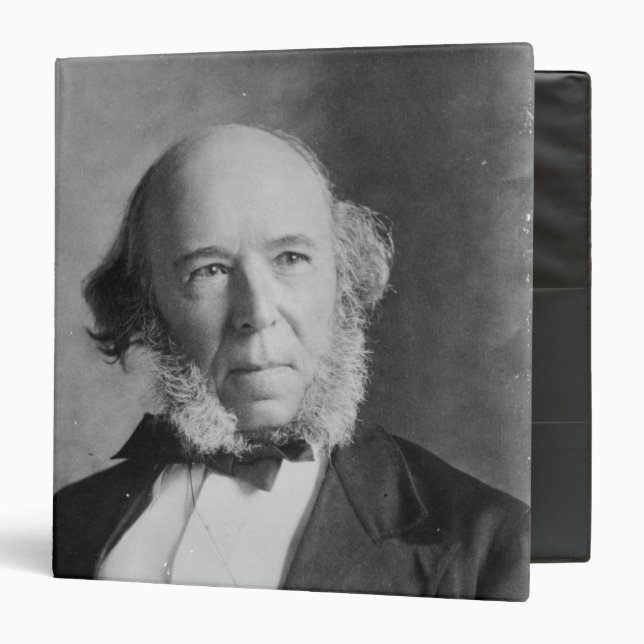 Herbert Spencer 3 Ring Binder (Front/Inside)