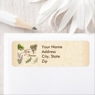 Herbes de Provence Address Labels
