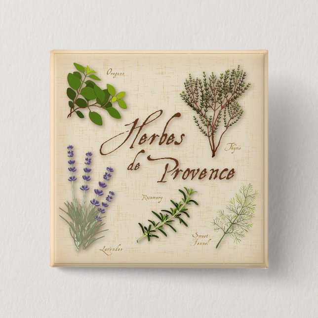 Herbes de Provence Button (Front)
