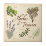 Herbes De Provence Ceramic Tile at Zazzle