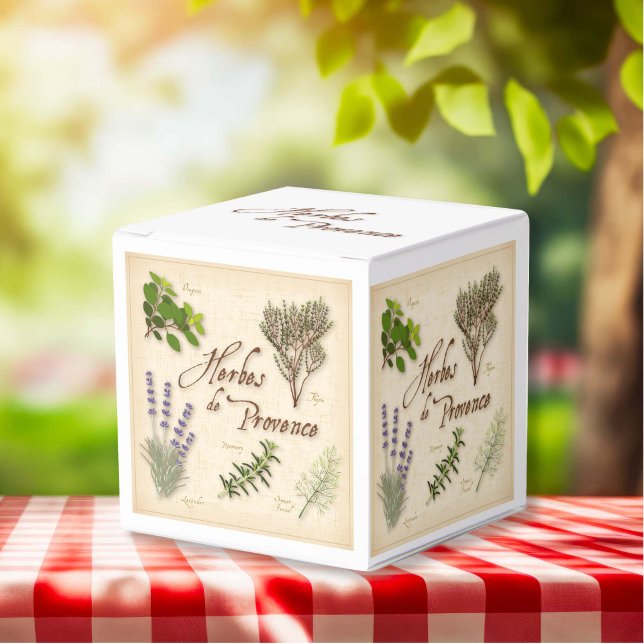 Herbes de Provence Favor Box (Herbes de Provence Favor Box.
Special blend of aromatic herbs from southwest France for your guests.)