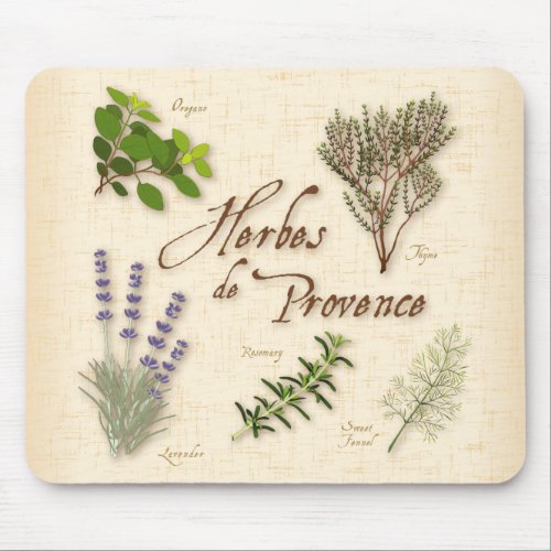 Herbes de Provence Mouse Pad