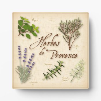 Herbes De Provence Plaque by pomegranate_gallery at Zazzle
