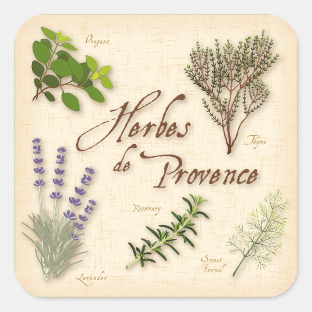 Herbes de Provence Stickers (Front)