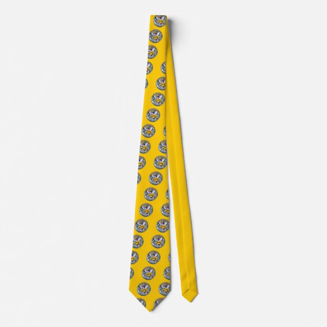 Herbie the Hornet Travels the World Neck Tie (Front)