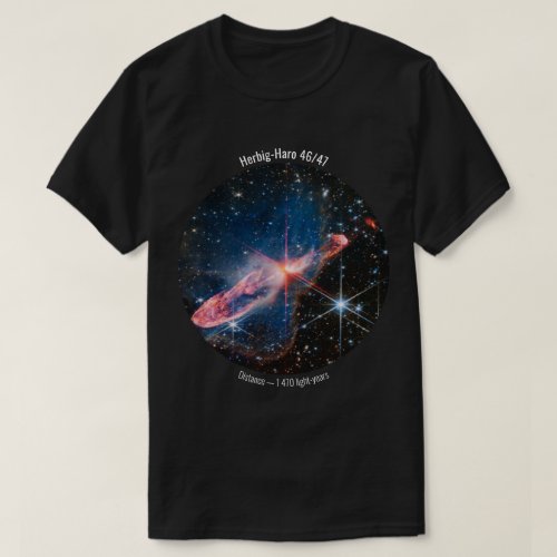 Herbig_Haro 4647 James Webb Space Telescope Image T_Shirt