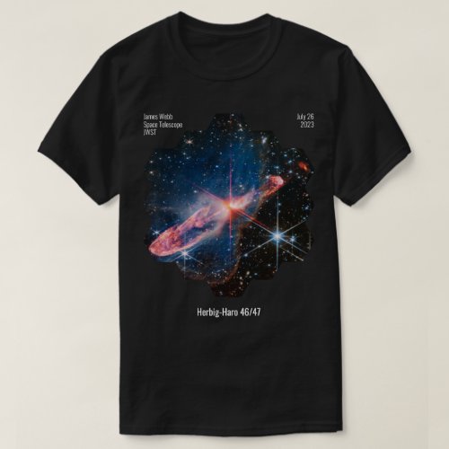 Herbig_Haro 4647 James Webb Space Telescope Image T_Shirt