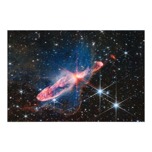 Herbig-Haro 46/47 (NIRCam Image) James Webb Photo (Front)