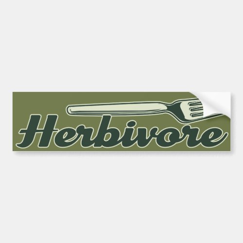 Herbivore Bumper Sticker