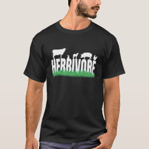 Herbivore grass farm animals vegetarian T-Shirt