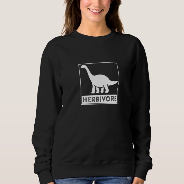 Herbivore, Healthy Vegan Lifestyle design Premium_ Sweatshirt (Front)