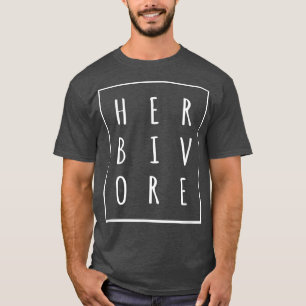 Herbivore tet in a square bo t  vegan vegetarian t T-Shirt
