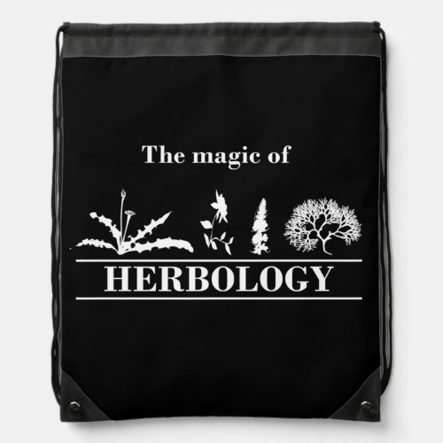 herbology drawstring bag