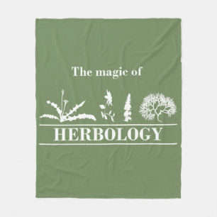 herbology fleece blanket