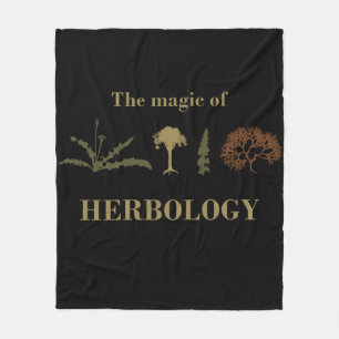 herbology fleece blanket