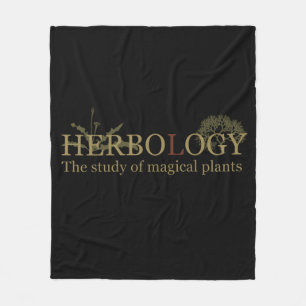 herbology fleece blanket