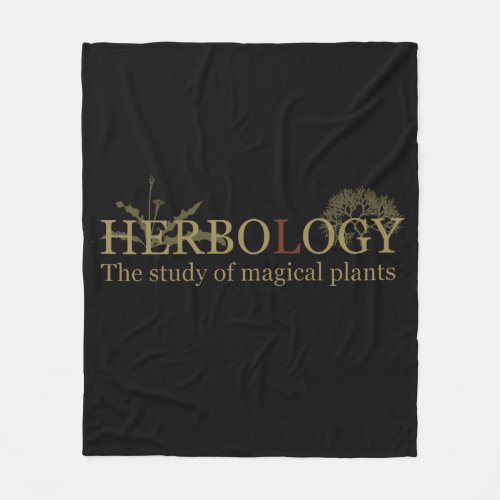 herbology  fleece blanket