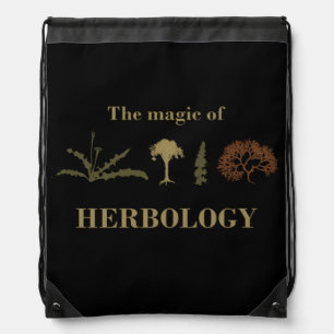 Herbology herbalist drawstring bag