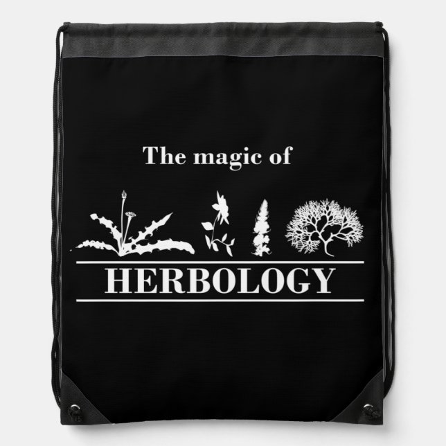 Herbology herbalist drawstring bag (Front)