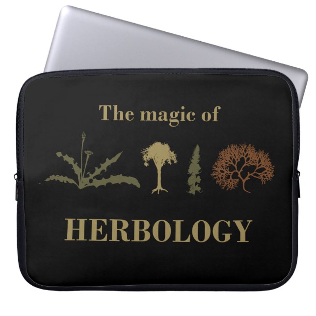 herbology laptop sleeve (Front)