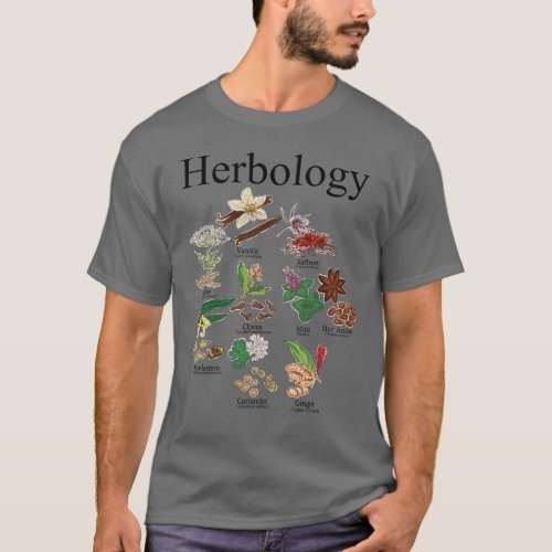 Herbology Plant Lady Herb Flower Garden Herbology T_Shirt