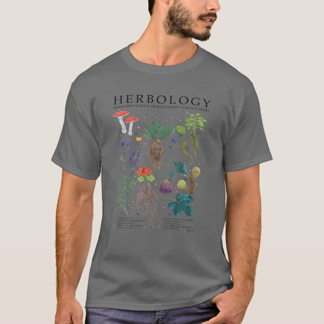 Herbology Plants, Farm And Animal T, Herbology T-Shirt (Front)