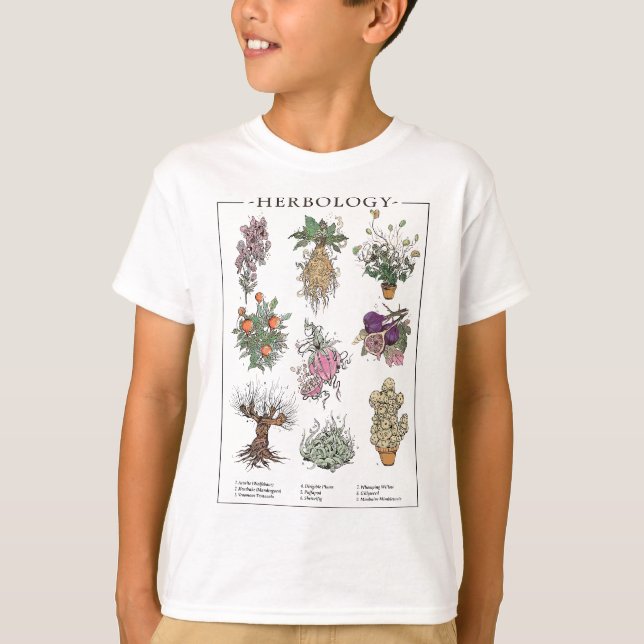 Herbology Plants, Farm and Animal t, Herbology tee (Front)