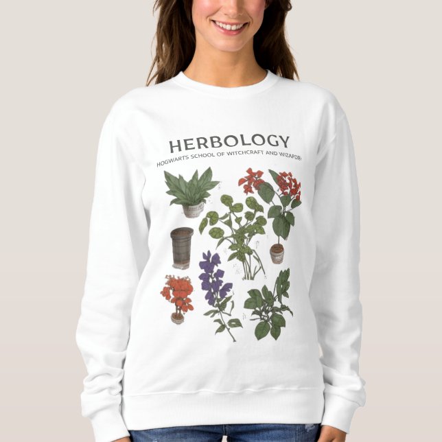 HERBOLOGY PLANTS Gardening Plants Botanical Lover  Sweatshirt (Front)