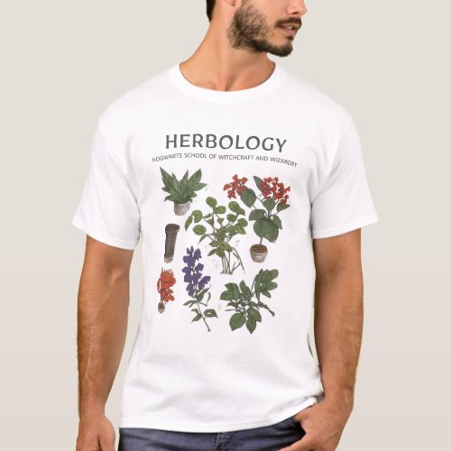 HERBOLOGY PLANTS Gardening Plants Botanical Lover  T_Shirt