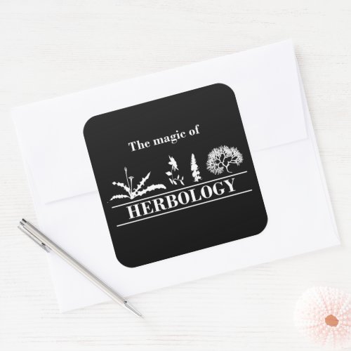 herbology square sticker