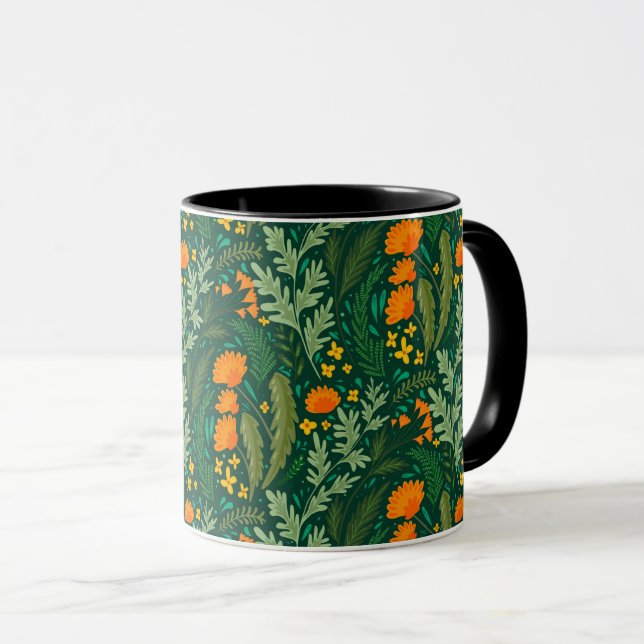 Herbs and flowers of the fields  mug (Front Right)