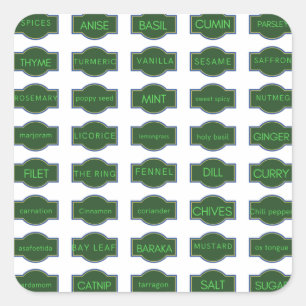 Herbs and Spices Sticker