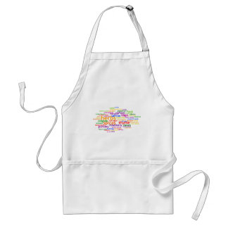 Herbs and Spices Wordle Adult Apron
