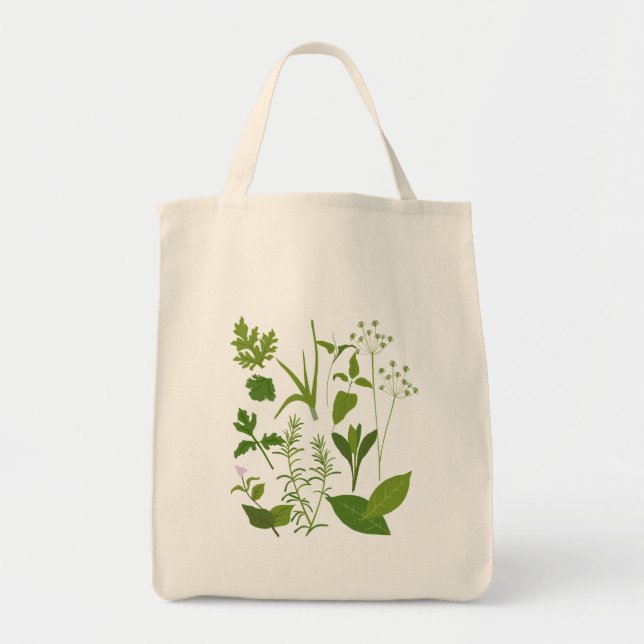 Herbs Canvas Bag (Front)