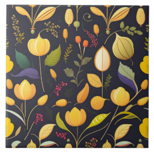 Herbs Design Ceramic Tile