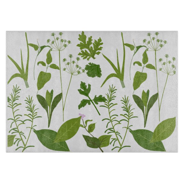 Herbs Herb Cutting Board (Front)