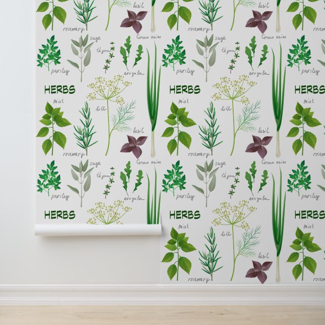 Herbs Herbal Design Wallpaper (Application)