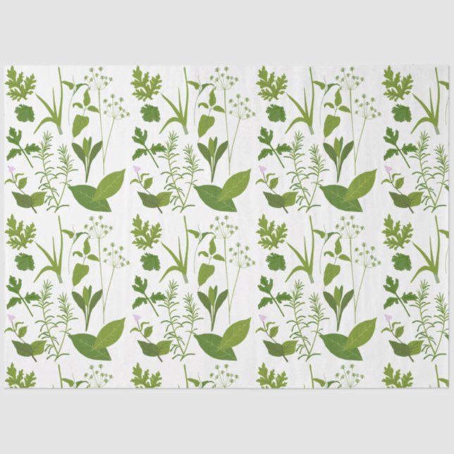 Herbs  Kitchen Decoupage Tissue Paper (Front)