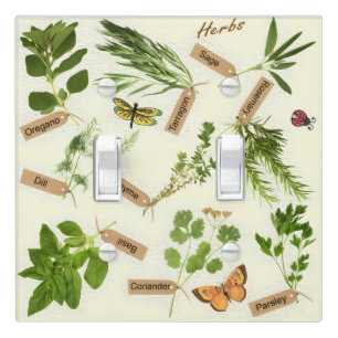 Herbs Light Switch Cover