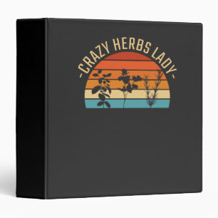 Herbs Plants Gardening 3 Ring Binder