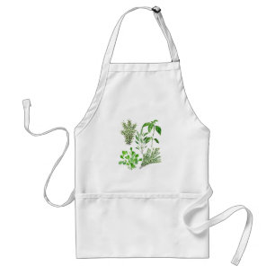 Herbs Rosemary Sage Thyme Mint Parsley Kitchen Adult Apron